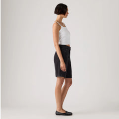 Baggy Dad Jorts - Open Mind - Black