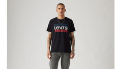 Standard Fit Levi's® Sportswear Logo Graphic T-Shirt - Black