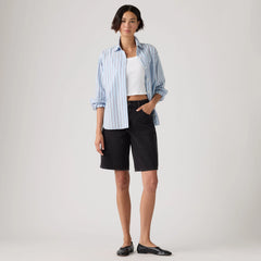 Baggy Dad Jorts - Open Mind - Black