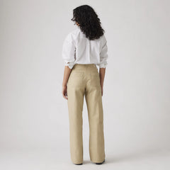 90s Straight Women's Pants - Travertine - White