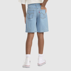 94 Baggy Denim Shorts Big Girls 7-16 - Heat Wave - Light Wash