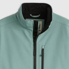 Soft Shell Stand Collar Jacket - Trooper - Green