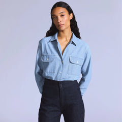 Coral Shirt - Chambray - Medium Wash