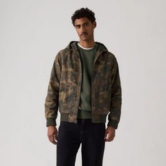 Workwear Hooded Jacket - Camo - Green