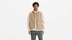 Sansome Vest - Tiger's Eye - White
