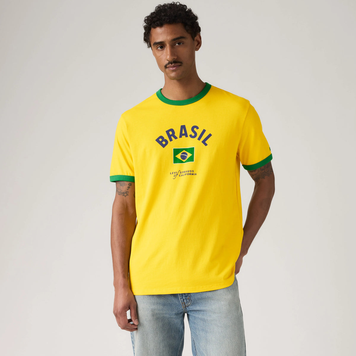 Brasil  Ringer Tee - Brasil - Multi-Color