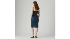 Denim Bustier Dress - Upper East Side - Blue
