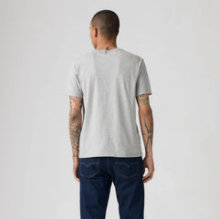 Standard Fit Classic Graphic T-Shirt - Heather Grey - Grey