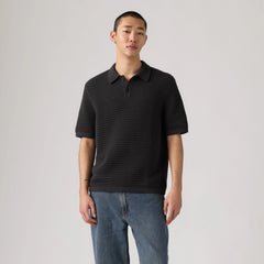 Laguna Sweater Polo - Dark Phantom - Black