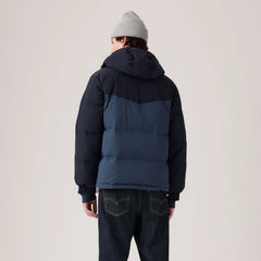 Rockridge Short Puffer Jacket - Navy Blazer - Blue