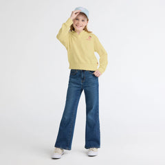 Meet and Greet Graphic Hoodie Big Girls 7-16 - French Vanilla - White