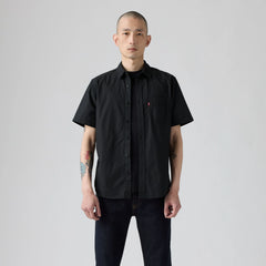 Short-Sleeve Classic One Pocket Standard Fit Shirt - Jet Black - Black