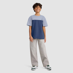 Short Sleeve Athletic Colorblock Graphic Tee Big Boys 8-20 - True Navy - Blue