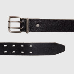 Potrero Double Prong Belt - Caviar - Black