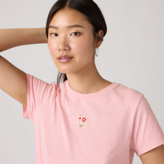 Levi's® Logo Perfect Tee Shirt - Coral Blush - Pink