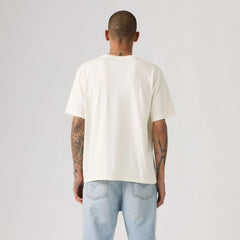 Relaxed Fit Short-Sleeve Graphic T-Shirt - Cowboy Fill Egret - White