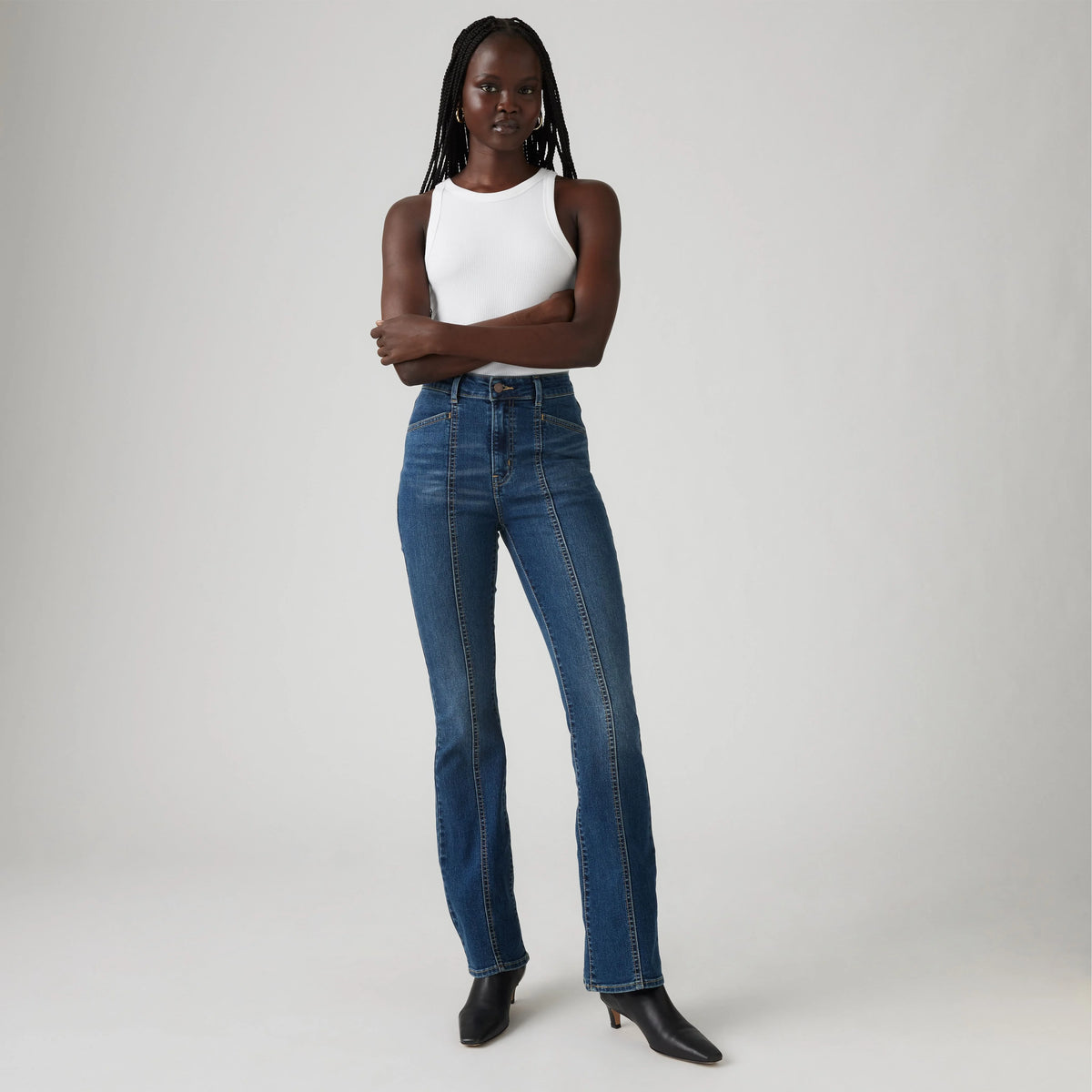 725 High-Rise Bootcut Retro Women's Jeans - Things Change - Dark Wash