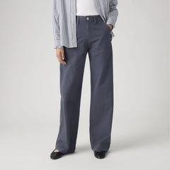 90s Straight Lightweight Women's Pants - Breezy India Ink - Blue