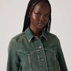 Tipped Original Trucker Jacket - Verdant Ventures - Medium Wash