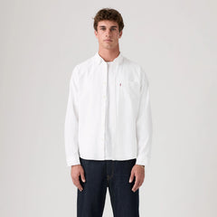 Classic One Pocket Standard Fit Oxford Shirt - White - Neutrals