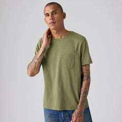 Classic Pocket T-Shirt - Moss Olive - Green
