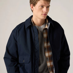 Cortland Canvas Jacket - Sky Captain - Blue