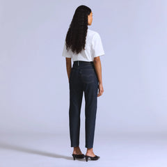High Rise Selvedge Slim Fit Women's Jeans - Dark Rinse - Dark Wash