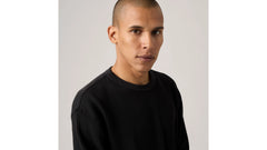 Long-Sleeve Relaxed Thermal Garment Dye Shirt - Garment Dye Mineral Black - Black