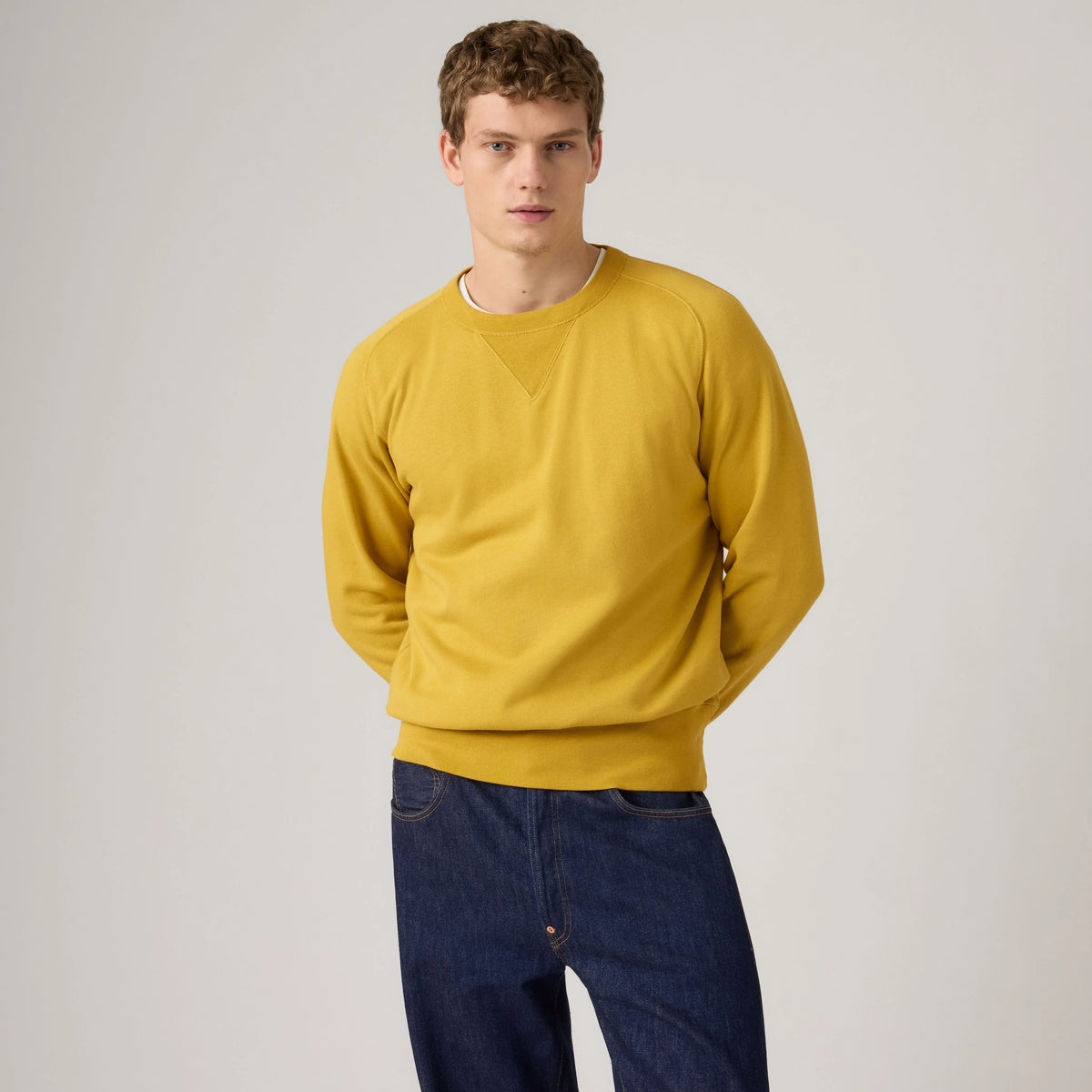 Bay Meadows Sweatshirt - Green Sulphur - Yellow