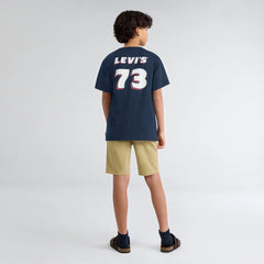 Short Sleeve Modern Jersey Graphic Tee Big Boys 8-20 - Dress Blues - Blue