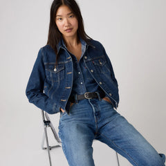Original Trucker Jacket - Clean Dark Authentic - Dark Wash