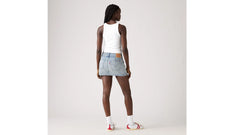 Superlow Mini Skirt - Roll It Up Clean - Medium Wash