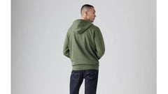 Zip Up Hoodie Sweatshirt - Thyme - Green