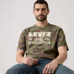 Relaxed Fit Graphic Boxy T-Shirt - Americas Finest - Green