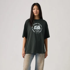 Graphic Short Stack T-Shirt - Batwing - Black