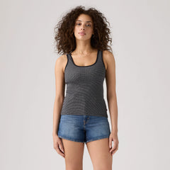 Essential Rib Tank Top - Grey