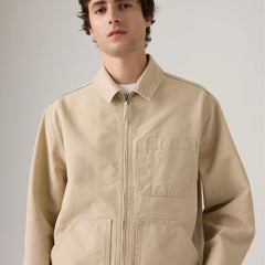 Huber Utility Jacket - White Pepper - Tan