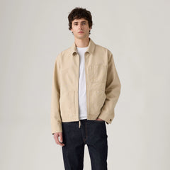 Huber Utility Jacket - White Pepper - Tan