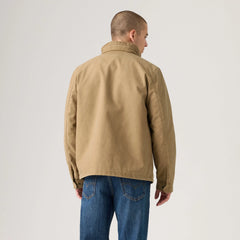 Military Two Chest Pocket Jacket - Khaki - Black