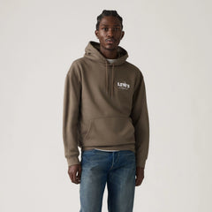 Relaxed Graphic Hoodie Sweatshirt - Desert Cowboy - Brown