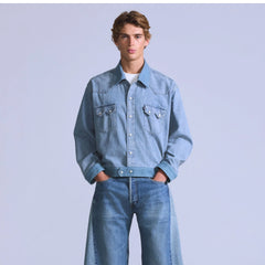 Customized Sawtooth Overshirt - Ranchero - Medium Wash
