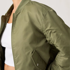Scout Western Bomber Jacket - Deep Lichen Green - Green
