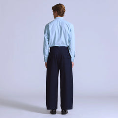 Pleated Men's Trousers - Ivy Wash MOJ - Medium Wash