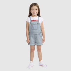 Knot Stap Shortalls Toddler 2T-4T - Day Off - Light Wash