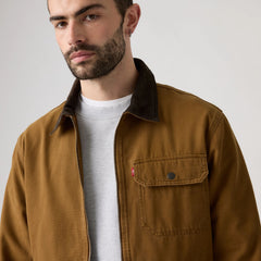 Utility Zip Jacket - Brown - Brown