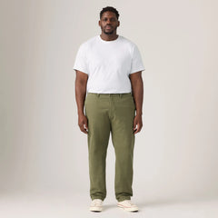 XX Chino Standard Taper Fit Pants (Big & Tall) - Olive Night Twill - Green - Stretch