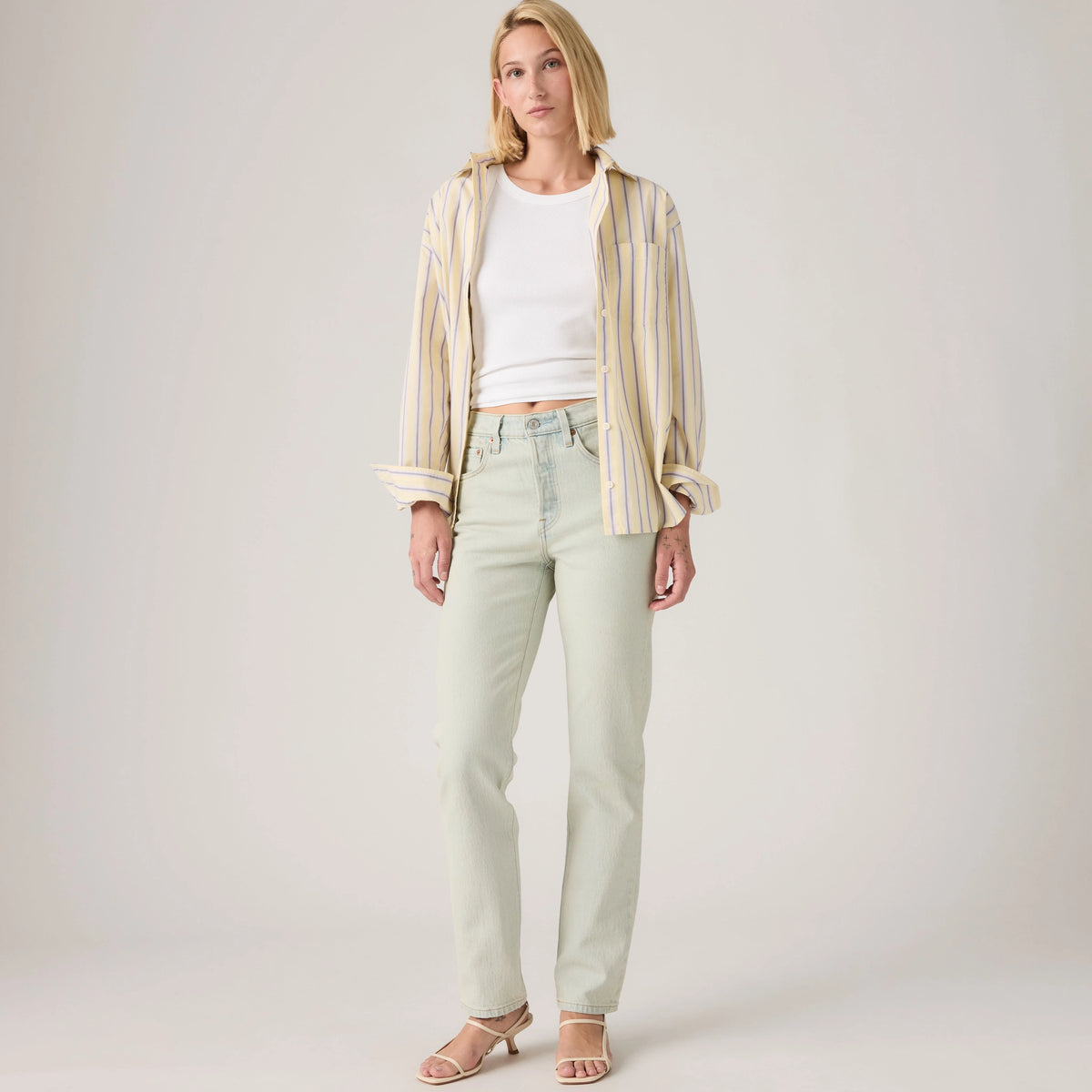 501® Original Fit Women's Jeans - De Oro Stf Str - Light Wash