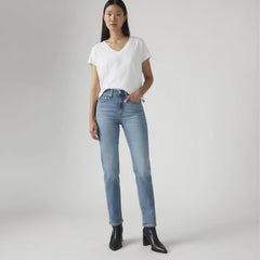 724 High Rise Straight Women's Jeans - Eternal Indigo - Medium Wash
