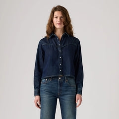 Logan Shirt - Tencel Dark Nights - Dark Wash
