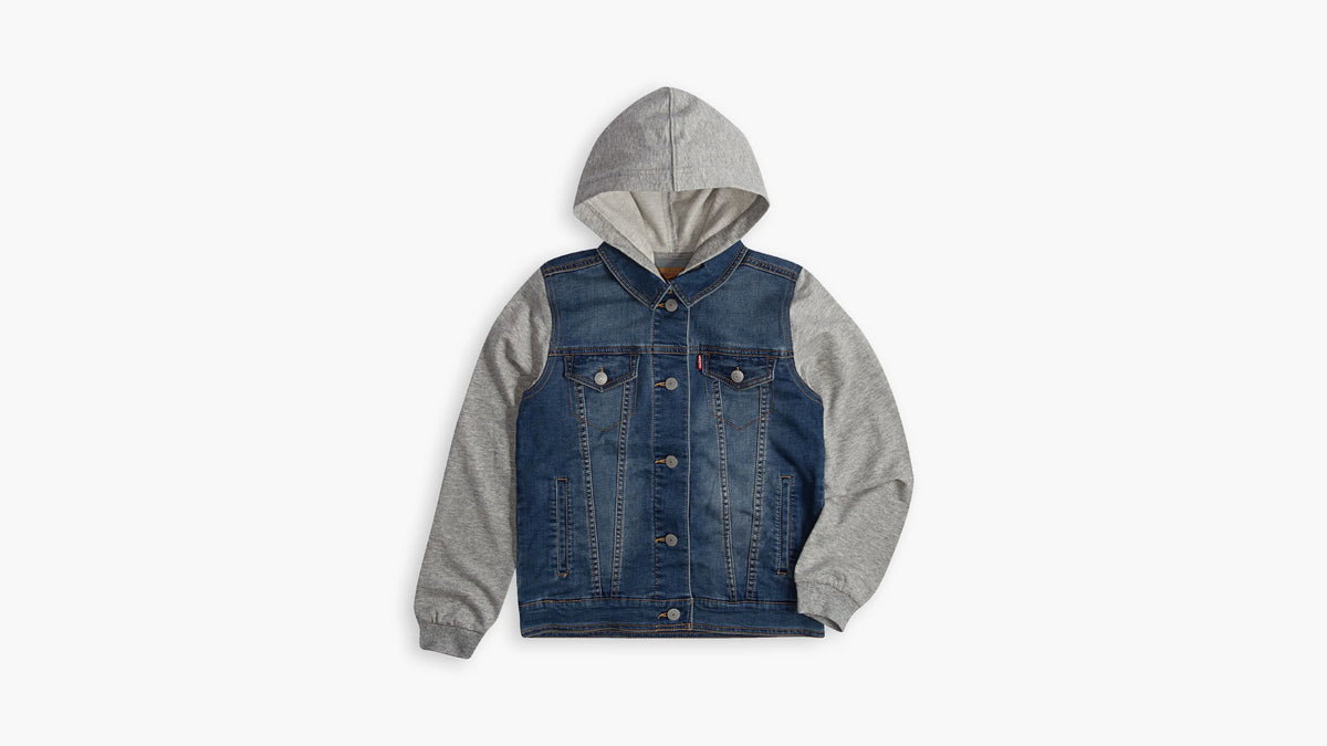 Indigo Trucker Jacket Big Boys 8-20 - Vintage Waters - Light Wash